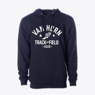 Van Horn High School Track and Field Cotton Hoodie Sweatshirt