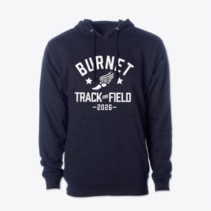 Burnet Elementary School Track and Field Cotton Hoodie Sweatshirt