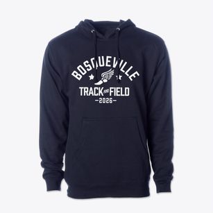 Bosqueville Elementary School Track and Field Cotton Hoodie Sweatshirt