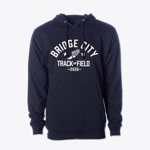 Bridge City Junior High School Track and Field Cotton Hoodie Sweatshirt
