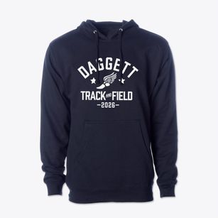 Daggett Middle School Track and Field Cotton Hoodie Sweatshirt