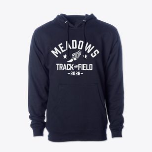 Meadows Elementary School Track and Field Cotton Hoodie Sweatshirt