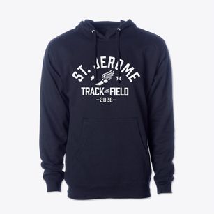 Saint Jerome School Track and Field Cotton Hoodie Sweatshirt