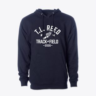T.l. Reed School Track and Field Cotton Hoodie Sweatshirt