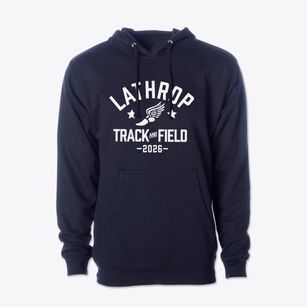 Lathrop Intermediate School Track and Field Cotton Hoodie Sweatshirt