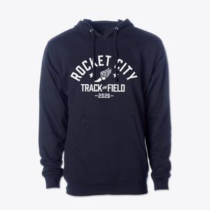 Rocket City Volleyball Club Track and Field Cotton Hoodie Sweatshirt