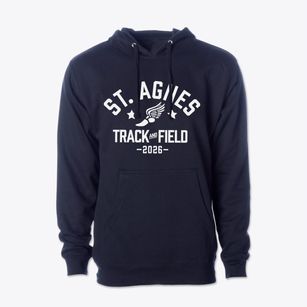 Saint Agnes School Track and Field Cotton Hoodie Sweatshirt