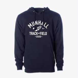 Munhall Elementary School Track and Field Cotton Hoodie Sweatshirt