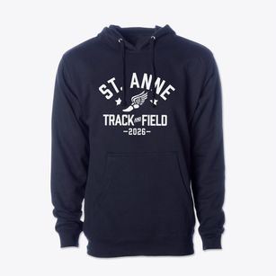 Saint Anne Elementary School Track and Field Cotton Hoodie Sweatshirt