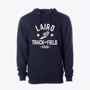 Laird Elementary School Track and Field Cotton Hoodie Sweatshirt