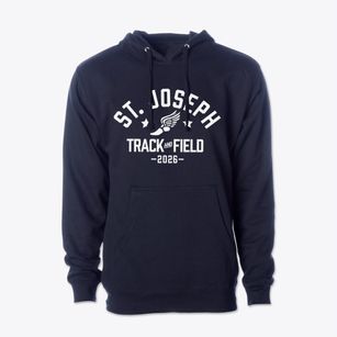 Saint Joseph School Track and Field Cotton Hoodie Sweatshirt