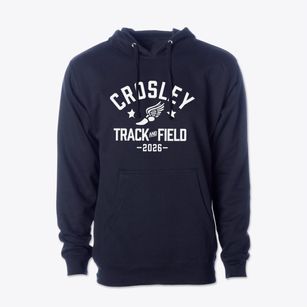 Crosley Elementary School Track and Field Cotton Hoodie Sweatshirt