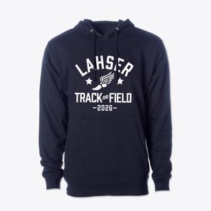 Lahser High School Track and Field Cotton Hoodie Sweatshirt