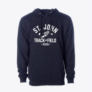 Saint John Lutheran School Track and Field Cotton Hoodie Sweatshirt