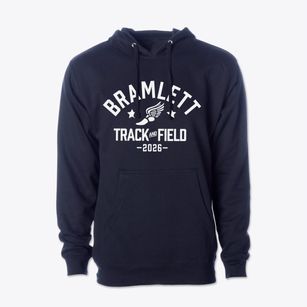 Bramlett Elementary School Track and Field Cotton Hoodie Sweatshirt