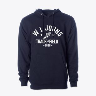 W L Johns School Track and Field Cotton Hoodie Sweatshirt