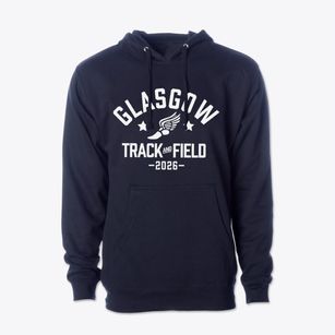 Glasgow Middle School Track and Field Cotton Hoodie Sweatshirt