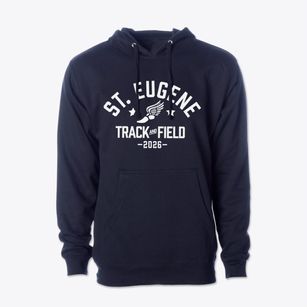 Saint Eugene School Track and Field Cotton Hoodie Sweatshirt