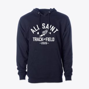 All Saint Regional Lower School Track and Field Cotton Hoodie Sweatshirt