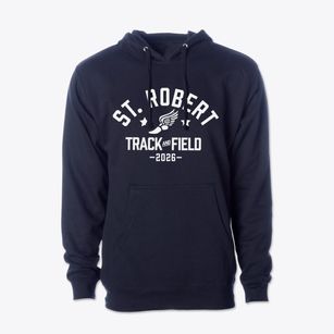 Saint Robert Bellarmine School Track and Field Cotton Hoodie Sweatshirt