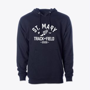 Saint Mary Central School Track and Field Cotton Hoodie Sweatshirt