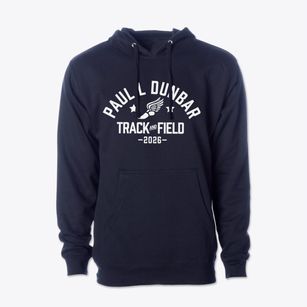 Paul L Dunbar Elementary School Track and Field Cotton Hoodie Sweatshirt