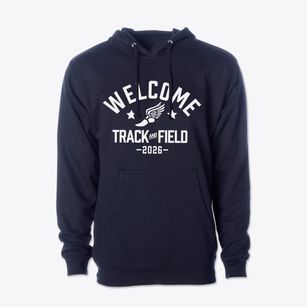 Welcome Elementary School Track and Field Cotton Hoodie Sweatshirt
