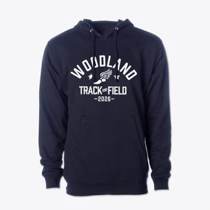 Woodland Middle School Track and Field Cotton Hoodie Sweatshirt