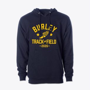 Jackson P Burley Middle School Track and Field Cotton Hoodie Sweatshirt