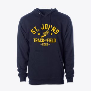 Saint Johns Lutheran School Track and Field Cotton Hoodie Sweatshirt