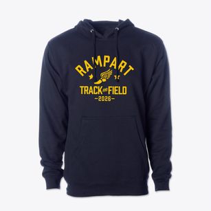 Rampart High School Track and Field Cotton Hoodie Sweatshirt