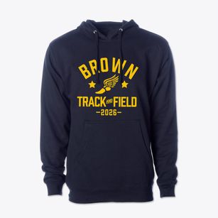 Brown Elementary School Track and Field Cotton Hoodie Sweatshirt