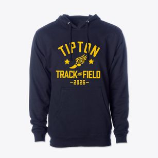 Tipton Senior High School Track and Field Cotton Hoodie Sweatshirt