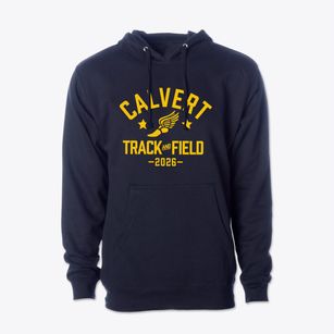 Calvert High School Track and Field Cotton Hoodie Sweatshirt