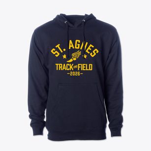 Saint Agnes Elementary School Track and Field Cotton Hoodie Sweatshirt