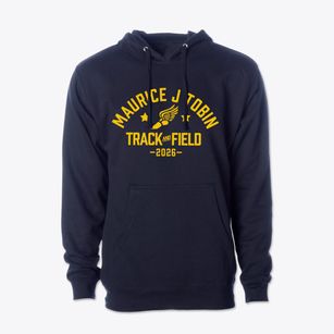 Maurice J Tobin Elementary School Track and Field Cotton Hoodie Sweatshirt