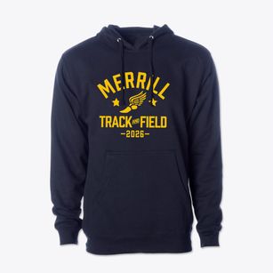 Merrill Community School Track and Field Cotton Hoodie Sweatshirt