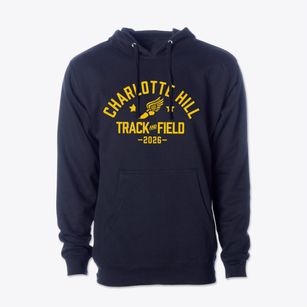 Charlotte Hill Elementary School Track and Field Cotton Hoodie Sweatshirt