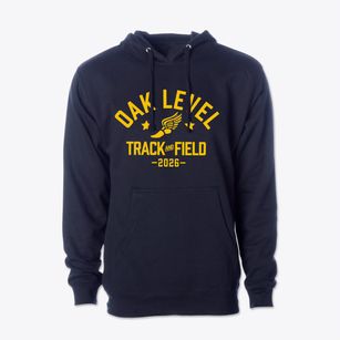 Oak Level Baptist Academy Track and Field Cotton Hoodie Sweatshirt