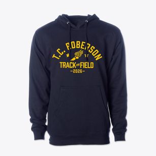 T.c. Roberson High School Track and Field Cotton Hoodie Sweatshirt