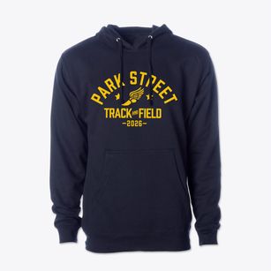 Park Street Middle School Track and Field Cotton Hoodie Sweatshirt