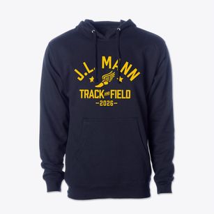 J.l. Mann High School Track and Field Cotton Hoodie Sweatshirt