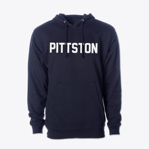 Pittston Maine Classic Block Cotton Hoodie Sweatshirt