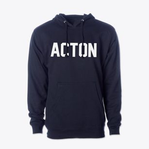 Acton Maine Classic Block Cotton Hoodie Sweatshirt