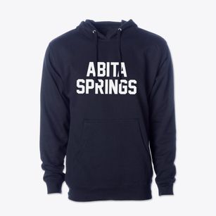 Abita Springs Louisiana Classic Block Cotton Hoodie Sweatshirt