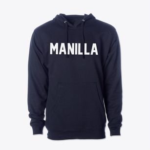 Manilla Indiana Classic Block Cotton Hoodie Sweatshirt