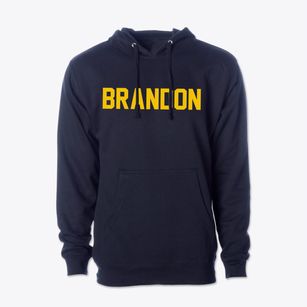 Brandon Vermont Classic Block Cotton Hoodie Sweatshirt