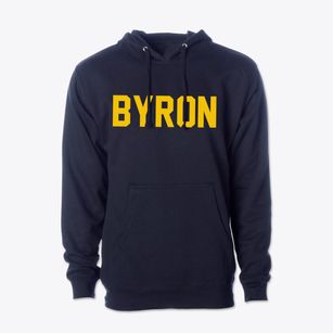 Byron New York Classic Block Cotton Hoodie Sweatshirt