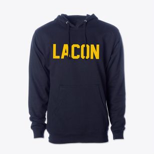 Lacon Illinois Classic Block Cotton Hoodie Sweatshirt