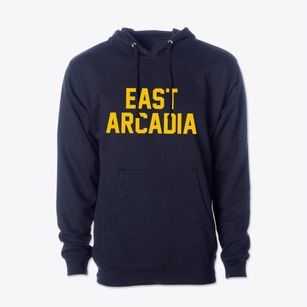 East Arcadia North Carolina Classic Block Cotton Hoodie Sweatshirt